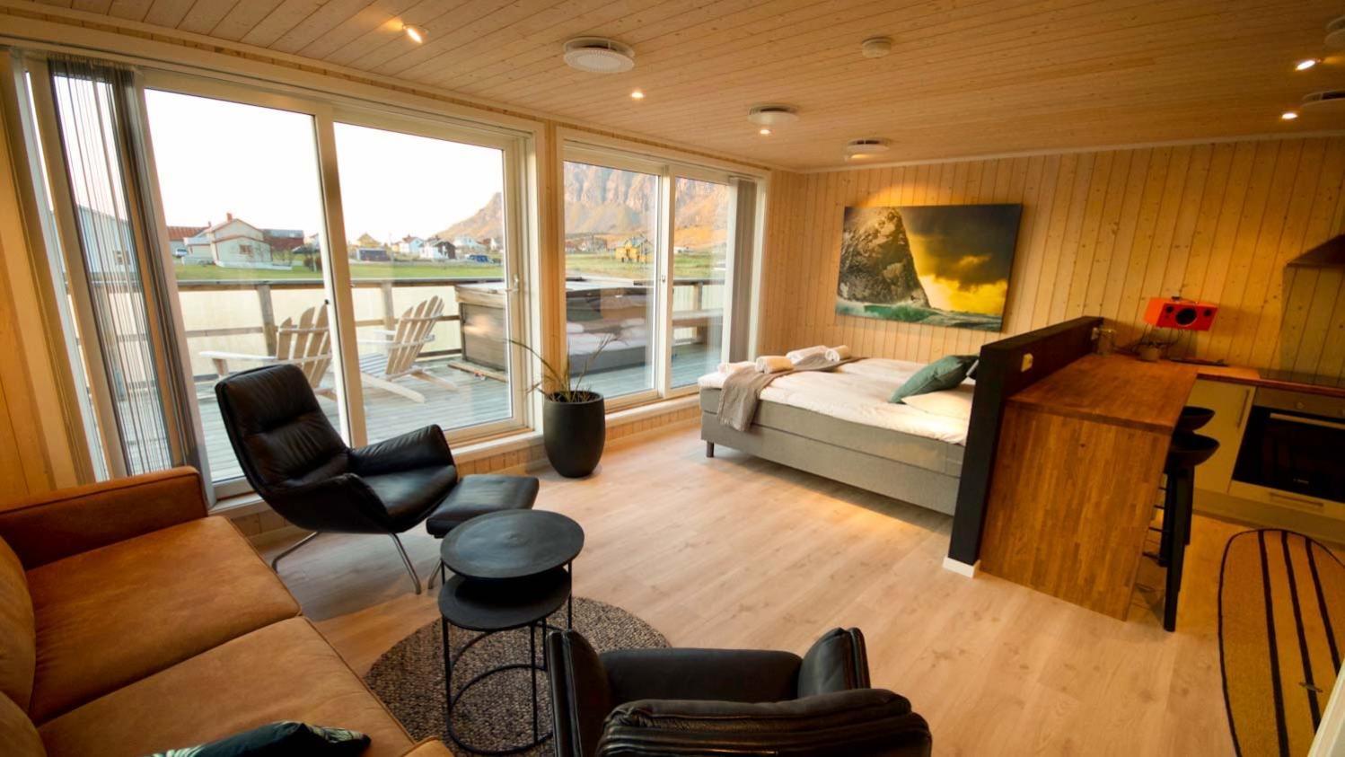 Unstad Arctic Resort Unnstad Экстерьер фото